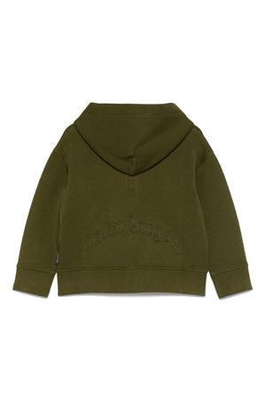 green cotton hoodie PALM ANGELS KIDS | PBBE003F25FLE0025603